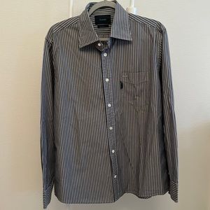Men's Faconnable Striped Long Sleeve Dress Shirt